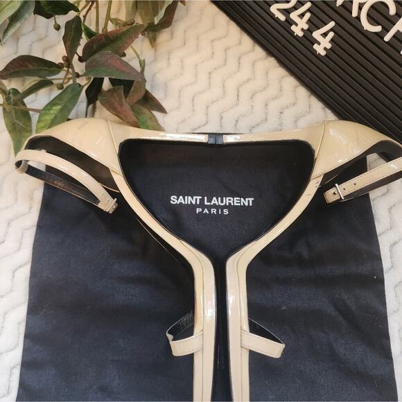 SAINT LAURENT ADJUSTABLE STRAP HEELS SIZE 36.5 (US6) - Picture 9 of 9